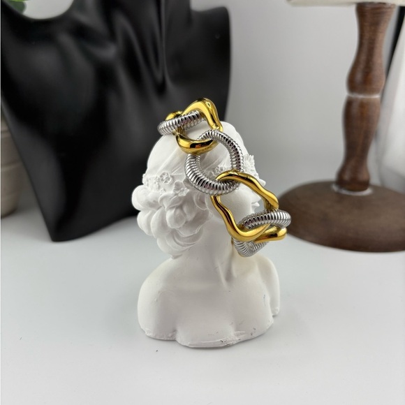 Gold & Silver Chunky Chain Bracelet ✨ - Picture 4 of 10